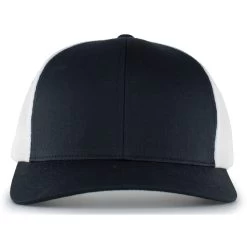 Pacific Headwear Navy/White/Navy Trucker FlexFit Snapback Cap