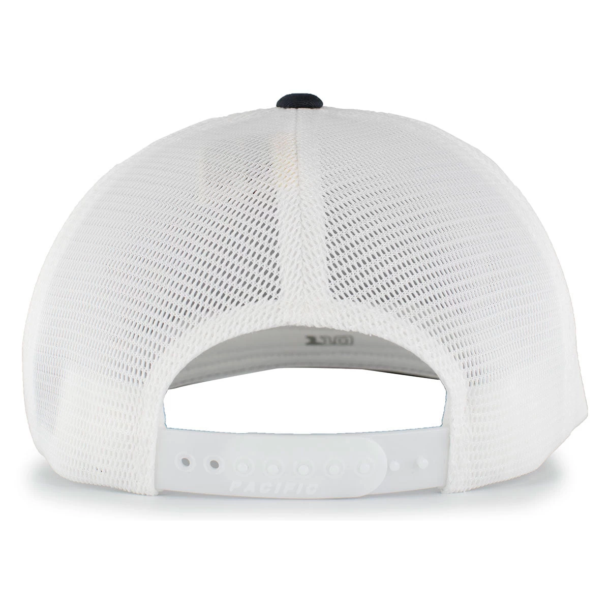 Pacific Headwear Navy/White/Navy Trucker FlexFit Snapback Cap - Image 2