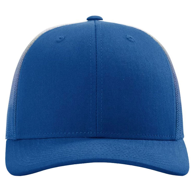 Richardson Royal/White Fade Printed Mesh Trucker Hat - Image 4