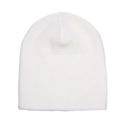 Yupoong White Knit Cap