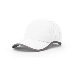 Richardson White/Charcoal Lifestyle Active Laser Vented R-Active Lite Cap