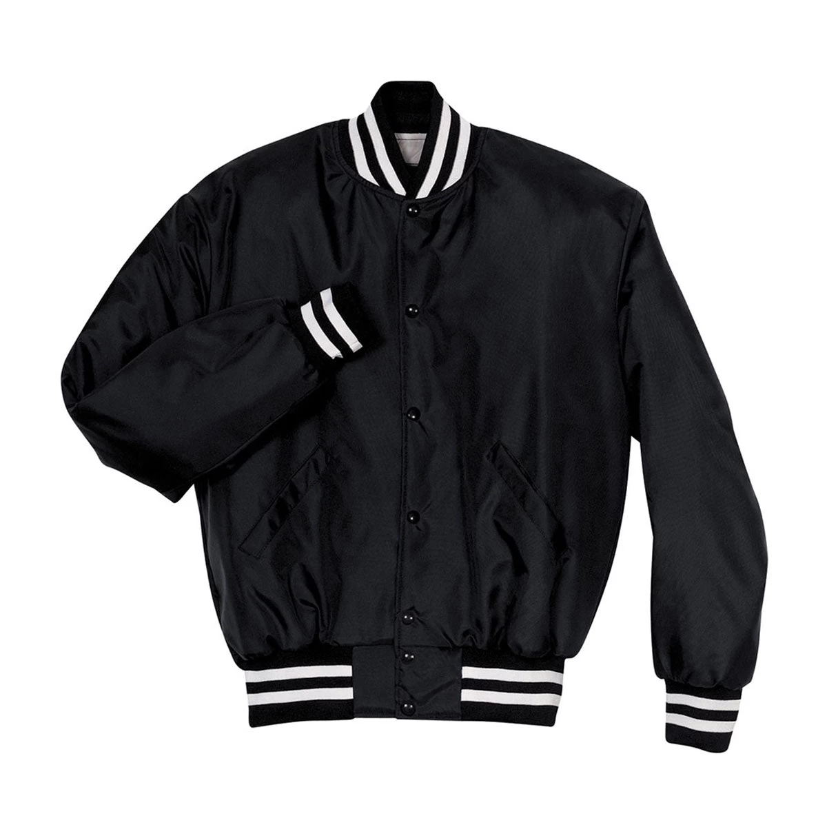 Holloway Men's Black/White Full Zip Heritage Jacket