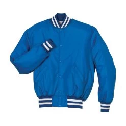 Holloway Men's Royal/White Full Zip Heritage Jacket