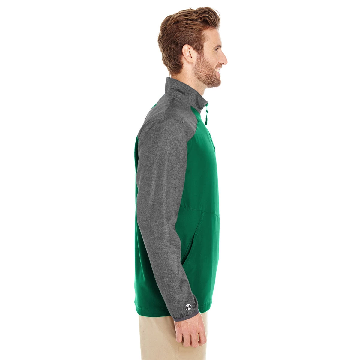 Holloway Men's Carbon Print/Forest Raider Pullover - Image 3