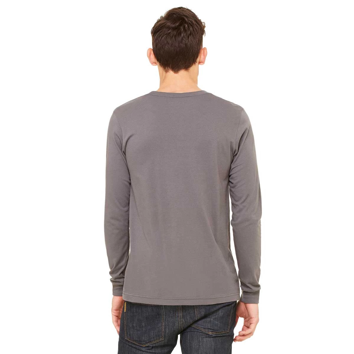 Bella + Canvas Men's Asphalt Jersey Long-Sleeve T-Shirt - Image 2