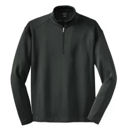 Nike Men's Dark Grey Long Sleeve Sport Quarter Zip