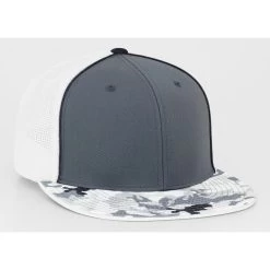 Pacific Headwear Graphite/Arctic D-Series Universal Trucker Mesh Cap