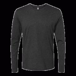 Next Level Men's Vintage Black Triblend Long-Sleeve Crew Tee