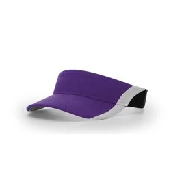 Richardson Purple/Black/White Dryve Color Split Visor