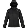 North End Women's Black Angle 3-In-1 Jacket With Bonded Fleece Liner