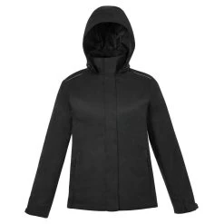 Core 365 Women's Black Region 3-in-1 Jacket With Fleece Liner