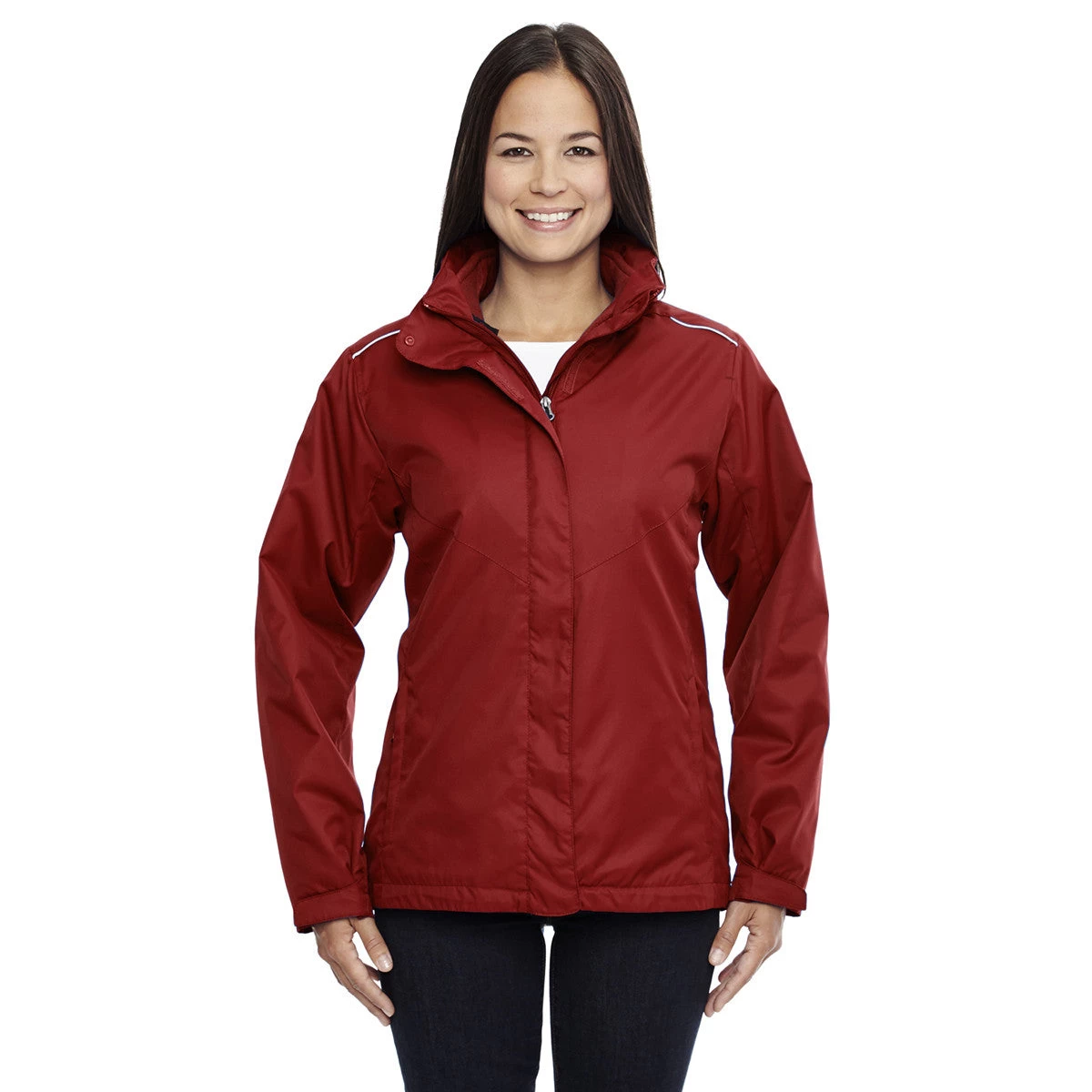 Core 365 Women's Classic Red Region 3-in-1 Jacket With Fleece Liner - Image 2