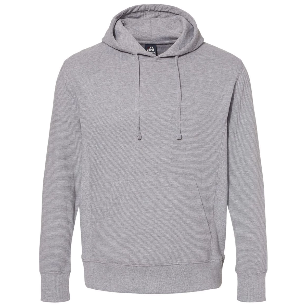 J. America Men's Oxford Ripple Fleece Hooded Sweatshirt