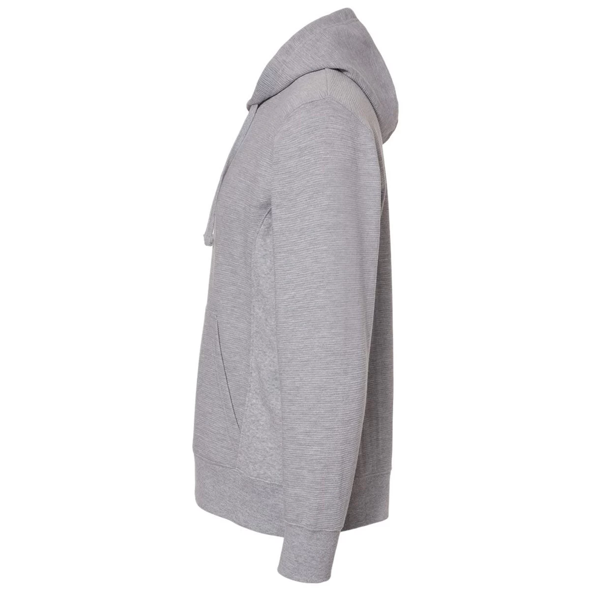 J. America Men's Oxford Ripple Fleece Hooded Sweatshirt - Image 3