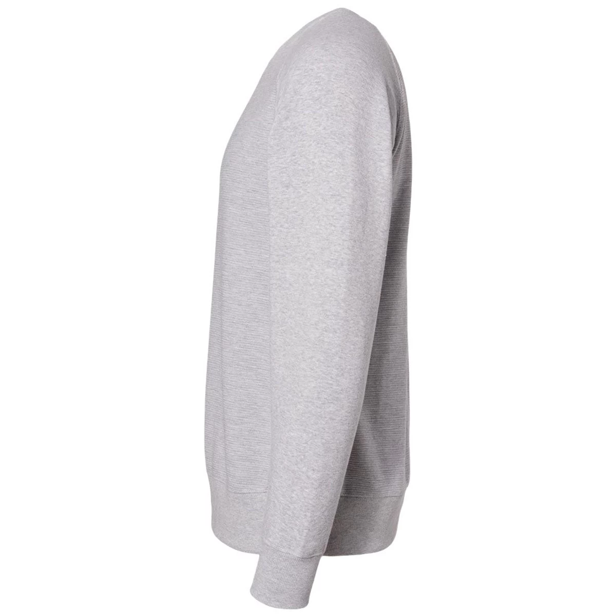 J. America Men's Oxford Ripple Fleece Raglan Crewneck Sweatshirt - Image 3