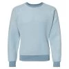 J. America Women's Chambray Heather Flip Side Fleece Crewneck Pullover