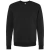 Alternative Apparel Men's Black Eco-Cozy Fleece Sweatshirt
