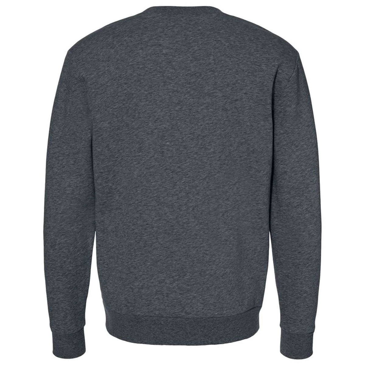 Alternative Apparel Men's Dark Heather Grey Eco-Cozy Fleece Sweatshirt - Image 2