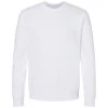 Alternative Apparel Men's White Eco-Cozy Fleece Sweatshirt