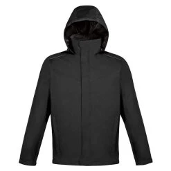 Core 365 Men's Black Region 3-in-1 Jacket With Fleece Liner
