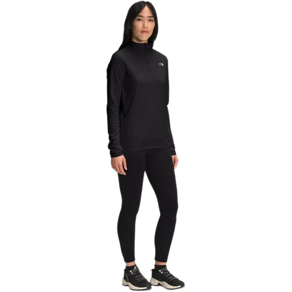 The North Face Women's Black TKA Glacier Quarter Zip Jacket - Image 3