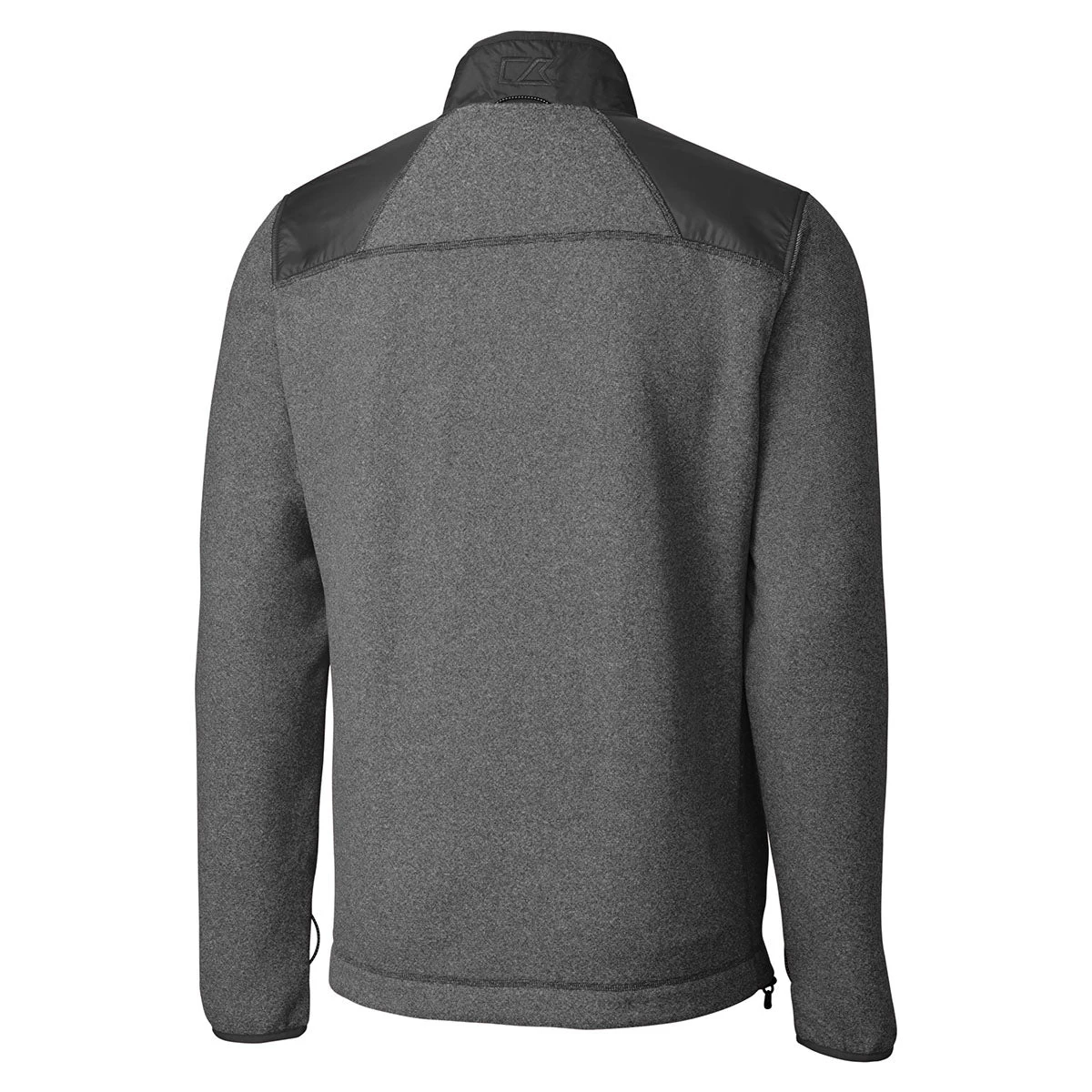 Cutter & Buck Men's Charcoal Heather Tall WeatherTec Cedar Park Full-Zip - Image 2
