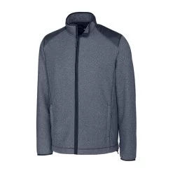 Cutter & Buck Men's Liberty Navy Tall WeatherTec Cedar Park Full-Zip
