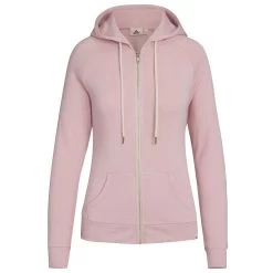 Landway Women's Dusty Pink Peyton Cotton Poly Fleece Hoodie