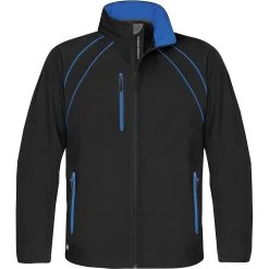 Stormtech Men's Black/Royal Crew Softshell