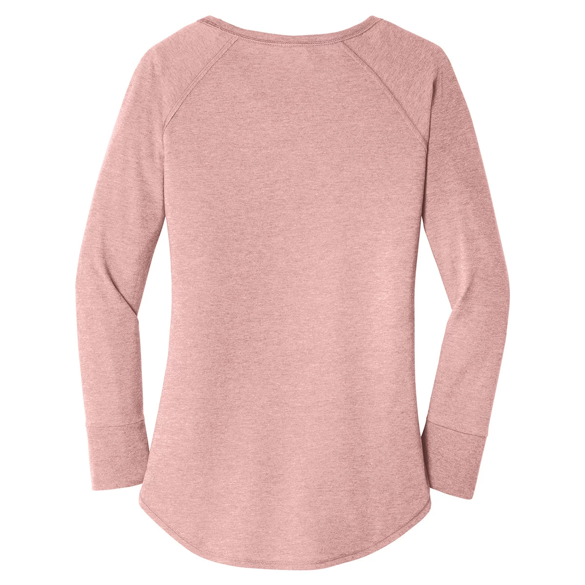 District Women's Blush Frost Perfect Tri Long Sleeve - Image 2