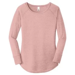 District Women's Blush Frost Perfect Tri Long Sleeve
