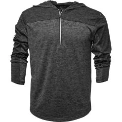 BAW Men's Black Dry-Tek Vitnage Hoodie