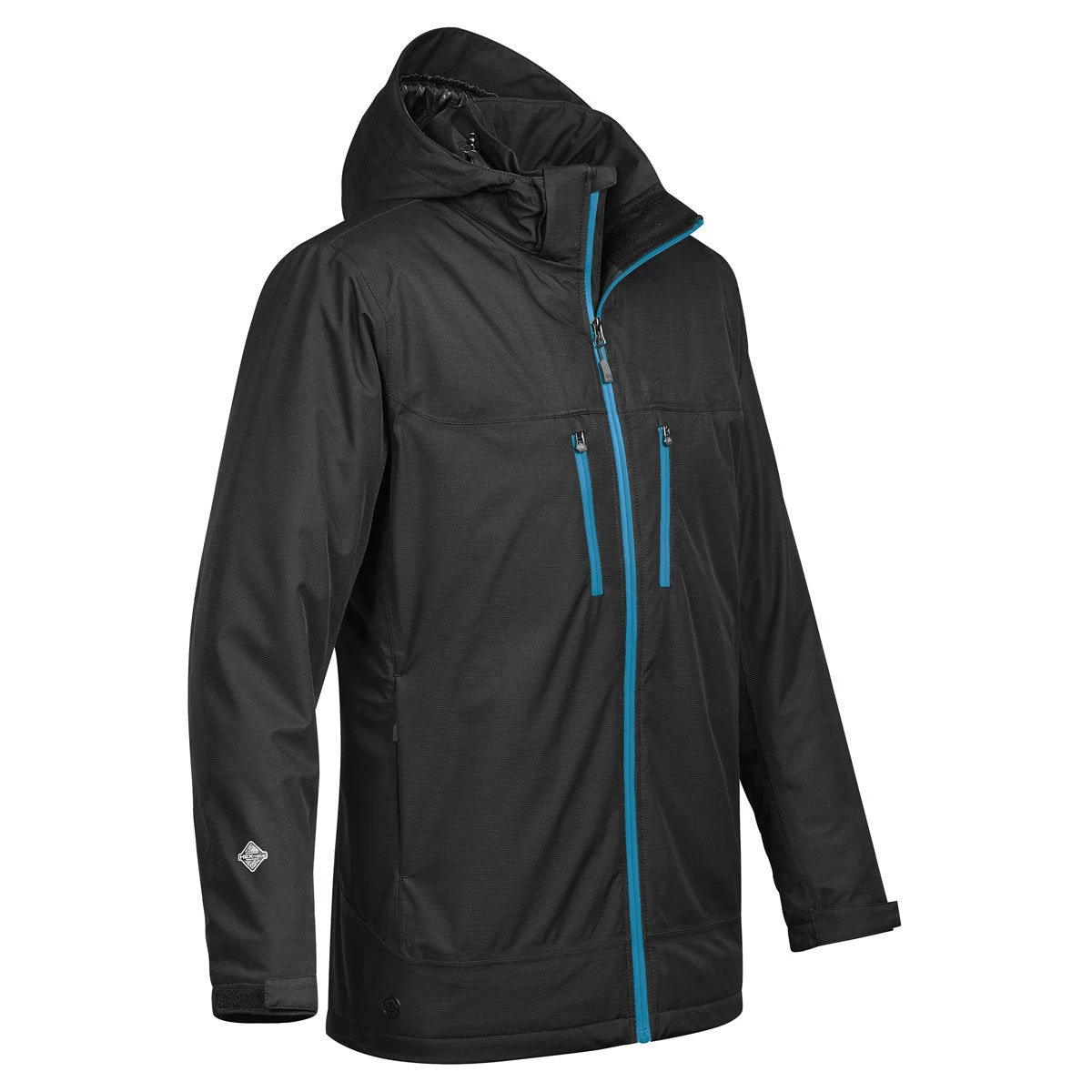 Stormtech Men's Black/Electric Blue Snowburst Thermal Shell - Image 3