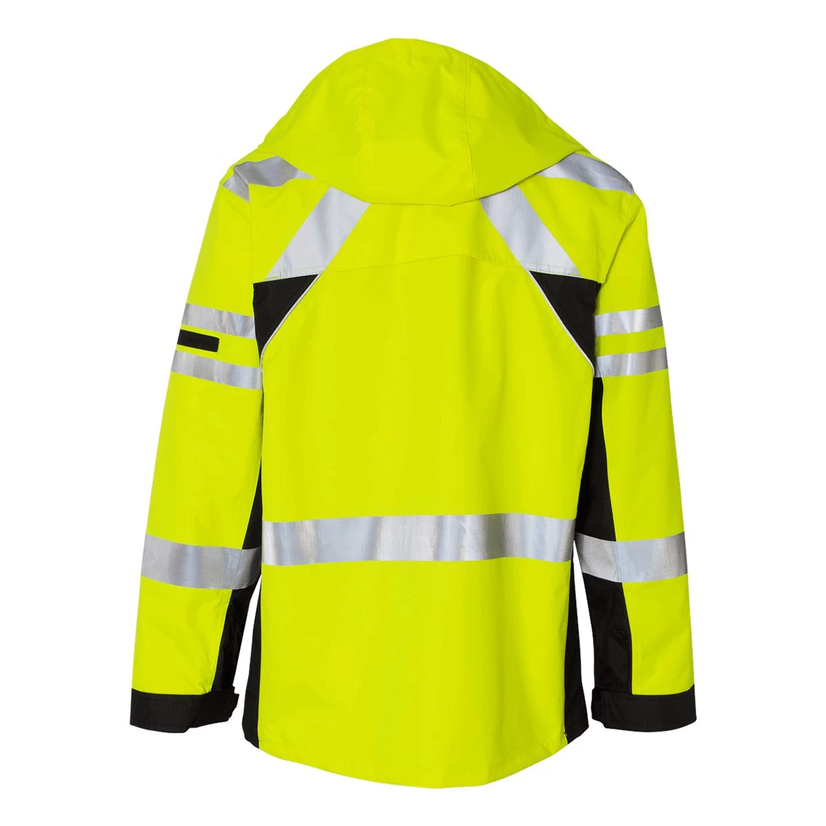 ML Kishigo Men's Lime Premium Black Series 3-In-1 Jacket - Image 2