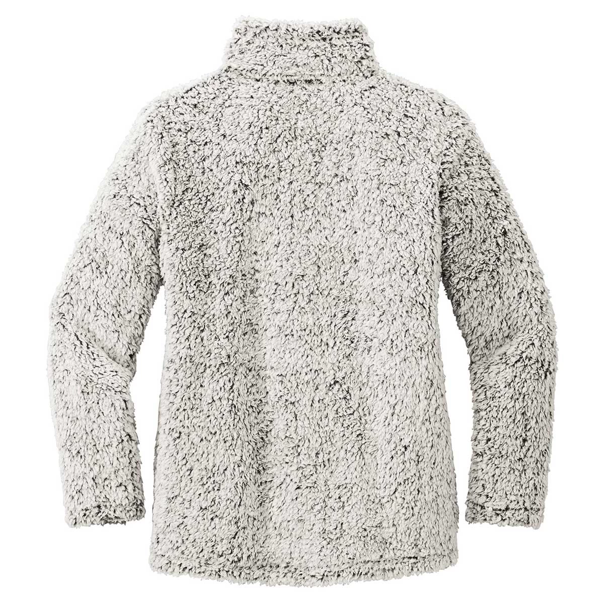 Port Authority Women's Grey Heather Cozy 1/4 Zip Fleece - Image 2