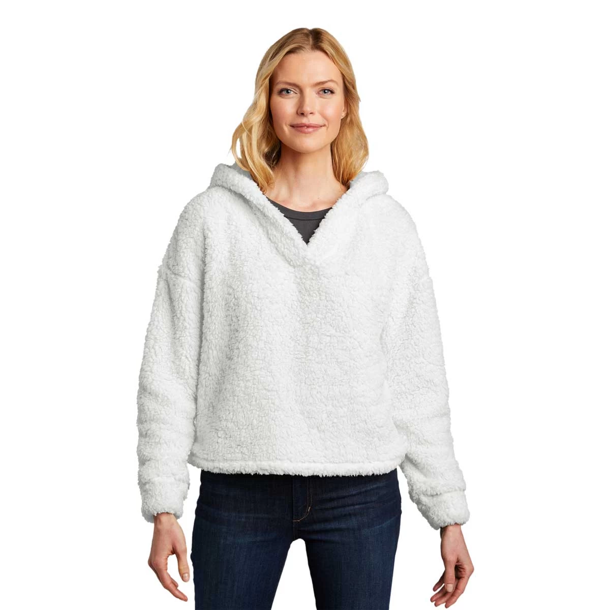 Port Authority Women's Marshmallow Cozy Fleece Hoodie - Image 3