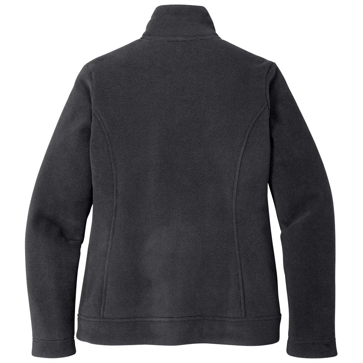 Port Authority Women's Graphite/Deep Black Ultra Warm Brushed Fleece Jacket - Image 2