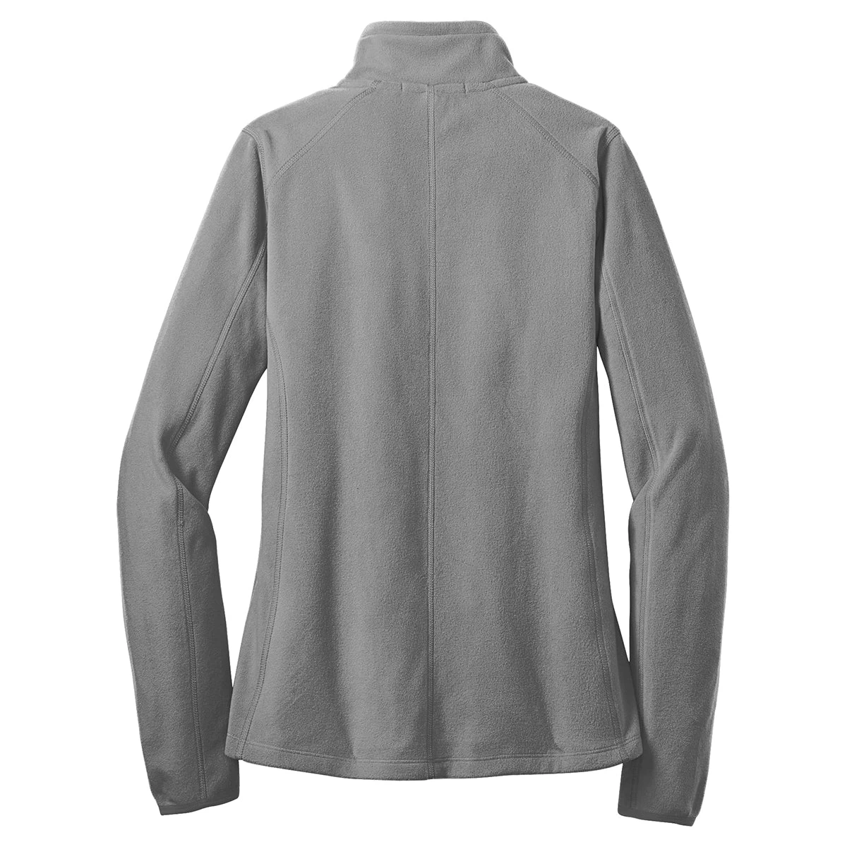 Port Authority Women's Pearl Grey Microfleece 1/2-Zip Pullover - Image 2