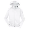 Sport-Tek Women's White Tech Fleece Full-Zip Hooded Jacket