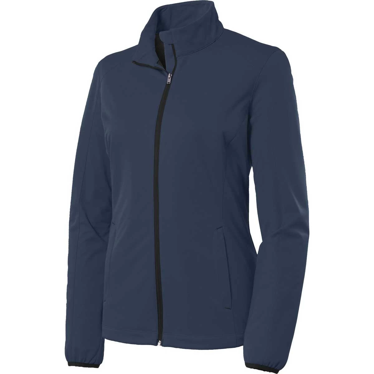 Port Authority Women's Dress Blue Navy Active Soft Shell Jacket - Image 2