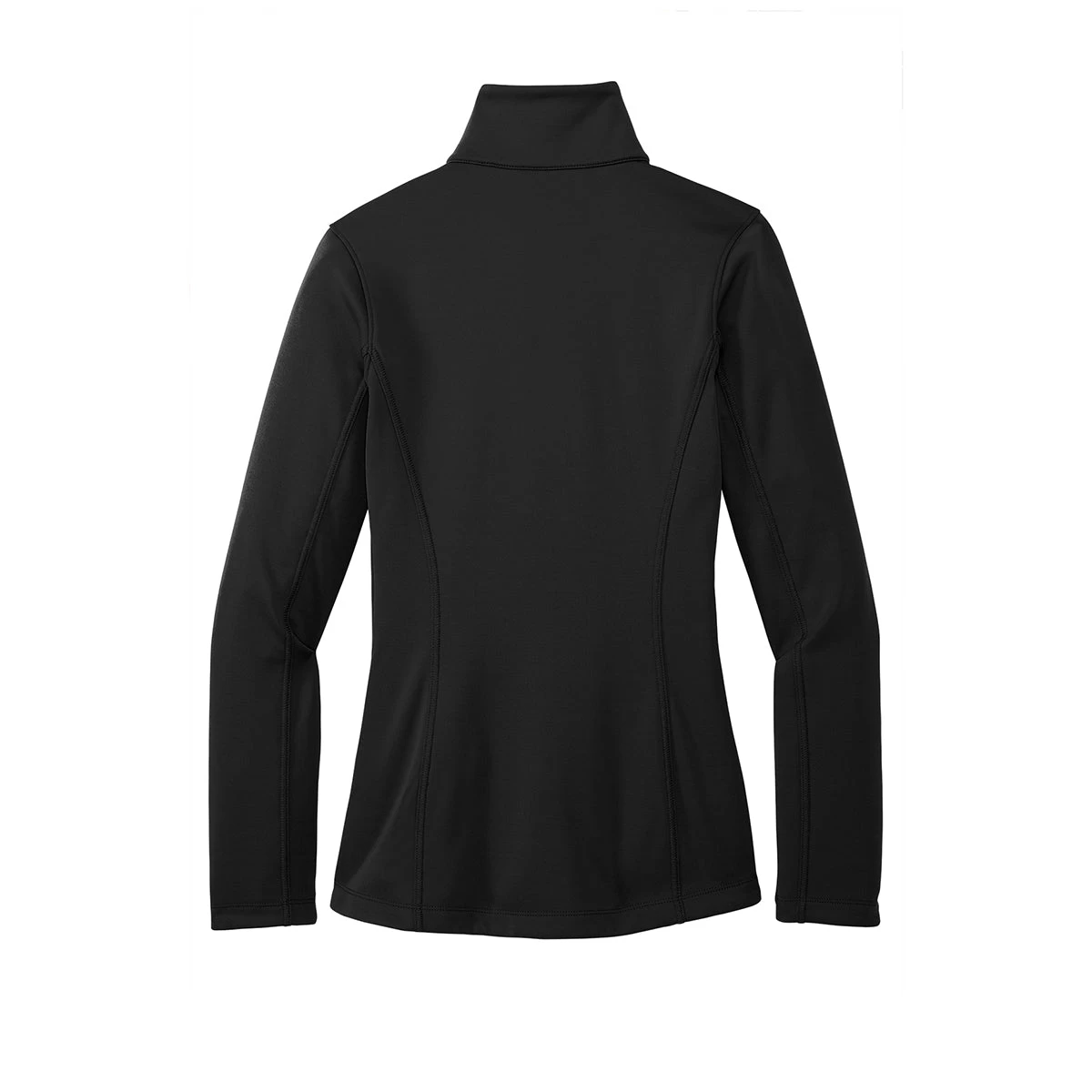 Port Authority Women's Deep Black Smooth Fleece 1/4-Zip - Image 2