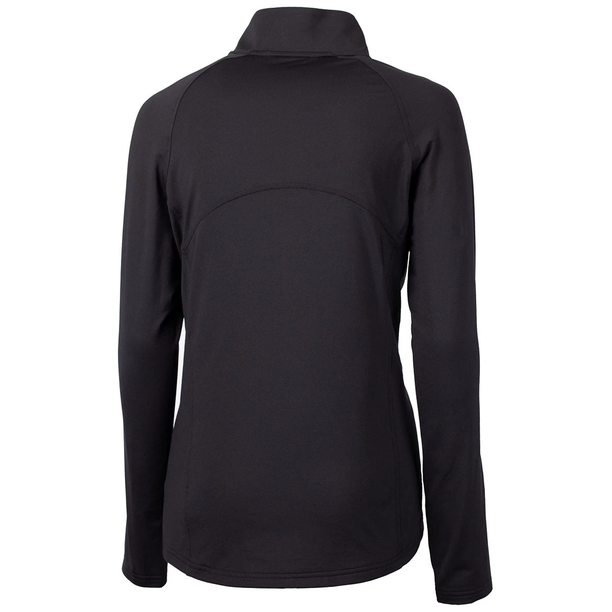 Cutter & Buck Women's Black Adapt Eco Knit Recycled Half Zip Pullover - Image 2