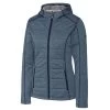 Cutter & Buck Women's Liberty Navy WeatherTec Altitude Quilted Jacket