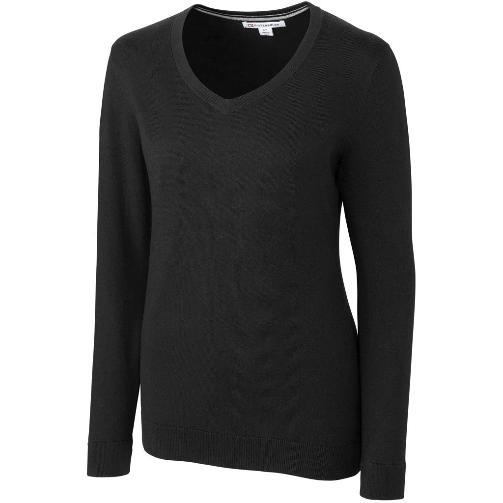 Cutter & Buck Women's Black Lakemont V-Neck