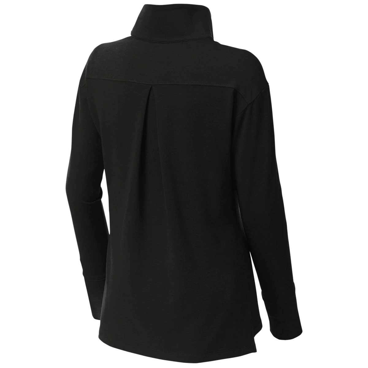 Sport-Tek Women's Black Sport-Wick Flex Fleece 1/4-Zip - Image 2