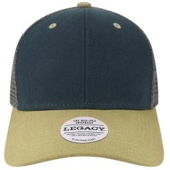 Legacy Navy/Vegas/Dark Grey Mid-Pro Snapback Trucker Cap