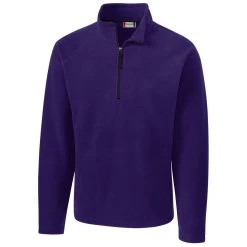 Clique Men's College Purple Summit Half Zip Microfleece