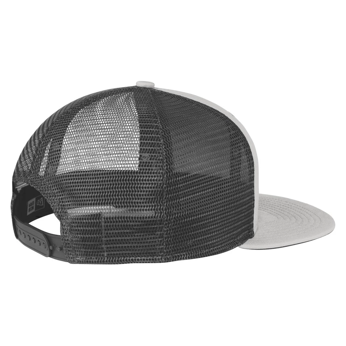 New Era Grey/Graphite Original Fit Snapback Trucker Cap - Image 2