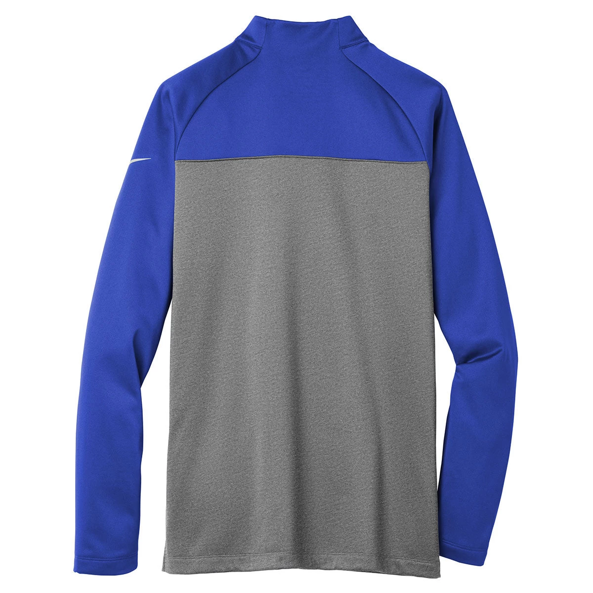 Nike Men's Game Royal/Dark Grey Heather Therma-FIT 1/2-Zip Fleece - Image 2