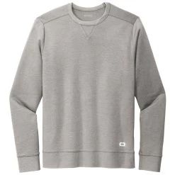 OGIO Men's Petrol Grey Heather Luuma Flex Long Sleeve Crew